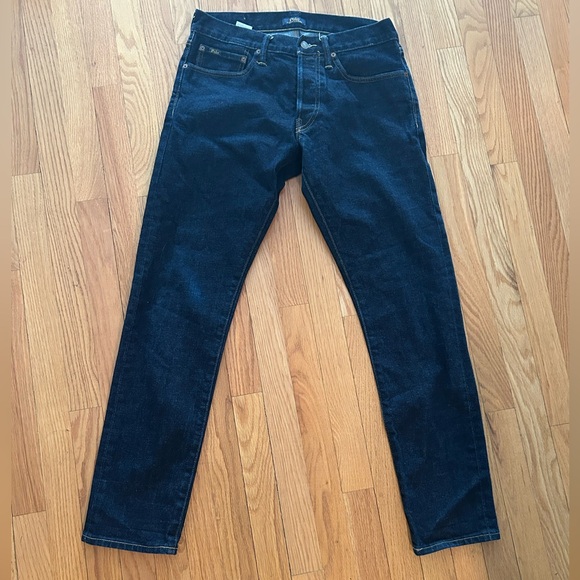 Polo Ralph Lauren Other - Polo Ralph Lauren Sullivan Slim Selvedge Jeans Men's W31 Button Fly Blue Denim